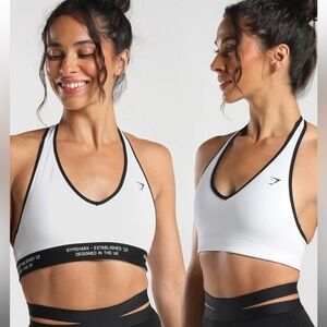 Gymshark white sports bra🤍